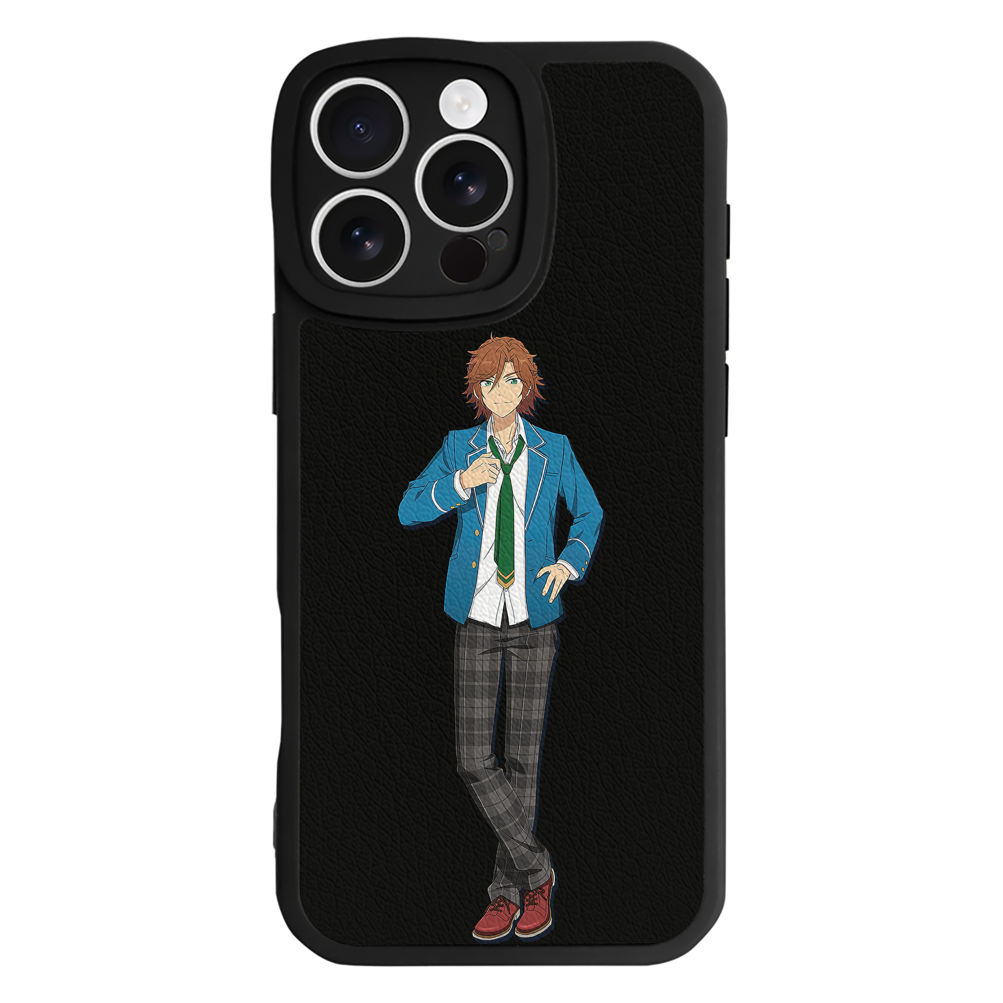 （画像用） あんさんぶるスターズ! Ensemble Stars 【iPhone 16シリーズ対応】シリコンスマホケース（レザー調） 材質：シリコン